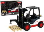 M&auml;ngutraktor Toystar Forklift 15482, valge/must/punane