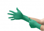 Kindad &uuml;hekordsed Ansell TouchNTuff, roheline v., XL