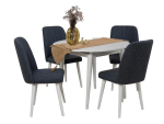 S&ouml;&ouml;gitoa komplekt Kalune Design Vina 1048, valge v./tumesinine v.