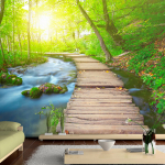 Fototapeet Artgeist Green forest, 70 cm x 100 cm