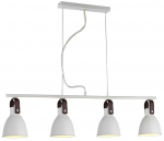 Valgusti rippuv AZzardo Tessio AZ1282, E27, 1 x 40 W, pruun v./valge v.