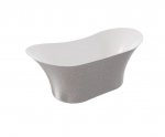 Vann, teisaldatav Besco Amber Glam, 170 cm x 80 cm x 72 cm, ovaalne, h&otilde;be