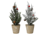 Dekoratiivne puu Everlands 681075, 28 cm, koos alusega