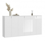 Kummut MC Akcent Projekt X X07A9S21, valge v., 99 cm x 34 cm x 183 cm