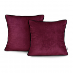 Padjap&uuml;&uuml;r Restilo Velvet, punane, 45 cm x 45 cm, 2 tk