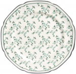 Taldrik prae Homla Greta, &Oslash; 27 cm, valge v./roheline v.