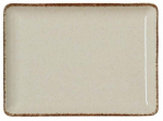 Taldrik serveerimine Was Smilla, 23 cm x 17 cm, pruunikas v.