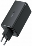 Telefoni laadija Baseus GaN6 Pro, USB Type A/USB Type-C, must v., 100 W
