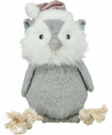 M&auml;nguasi koerale, pehme Trixie Xmas Owl, 31 cm, hall