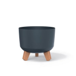 Lillepott Gracia Standard, plastik, 20 cm x 20 cm, must v.