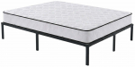 Voodi poolteist istekohta Akord Furniture Factory, 140 x 200 cm, must v., madratsiga, p&otilde;hjalippidega