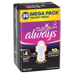 H&uuml;gieenisidemed Always Platinum Night Wing, 4, 30 tk