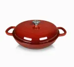 Emailitud malmpott Allesken Rodeluxe, &Oslash;30 cm, 3 l, punane v.
