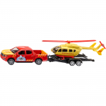 M&auml;ngu autode komplekt Siku Nissan Navara, 1:50, punane v./kollane v.