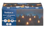 J&otilde;ulutuled Finnlumor 648427, 4.5 m, merevaigu-kollane v., 10 LED, Must v.