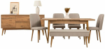 S&ouml;&ouml;gitoa komplekt Kalune Design Vina 03 1005, kreemjasvalge v./atlantic pine v.