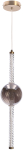 Valgusti lagi Candellux Lighting Kelly 31-54500, LED, 2700 &deg;K, 1 x 8 W, hall v. / kuldne v.