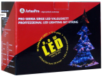 J&otilde;ulutuled Artus Pro, 12 m, punane v., 80 LED