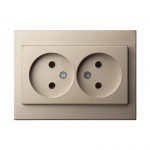 Pistikupesa 2-ne Liregus Epsilon IKL16-409 E.CH, ilma maanduseta, &scaron;ampanja v.