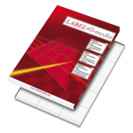 Kleebis 150-1053, ontor, 10.5 cm, 4.8 cm valge v.