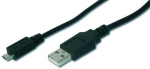Juhe Assmann USB 2.0 A male, Micro HDMI male, 1.8 m, must v.