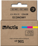Tindiprinteri kassett Actis Standard KH-901CR, sinine v./punane v./kollane v., 21 ml