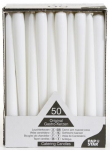 K&uuml;&uuml;nalde komplekt, kooniline Pap Star, 50 tk, valge v.