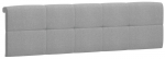Voodipeats kahekohaline Headboard Upholstered Cover, hall v., ilma madratsita