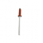 Alumiiniumist needid poolringikujulise peaga Haushalt RAL8004, 3.2 mm x 10 mm, 50 tk
