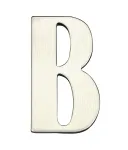 T&auml;ht "B" Haushalt, 6.14 cm x 3.55 cm, roostevaba teras, roostevaba teras v.