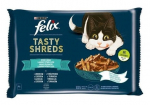 Kassi m&auml;rgtoit Purina Tasty Shreds, l&otilde;he/tuunikala, 0,08 kg x 4 tk