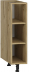Alumine k&ouml;&ouml;gikapp Vento D-20/82, tamm v., 52 cm x 20 cm x 82 cm