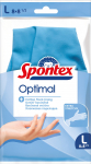 Kindad kummist Spontex Optimal, sinine v., L, 2 tk