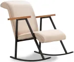 Kiiktool Hanah Home Yoka 859FTN1703, kreemjasvalge, 65 cm x 55 cm x 100 cm