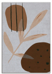 Vaip Conceptum Hypnose Alho 29A, valge/pruun, 180 cm x 120 cm