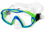 Sukeldumismask Spokey Eli 928109, sinine/roheline