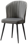 Toolide komplekt Kalune Design Rubi 107BCK1137, matt, must v./hall v., 42 cm x 52 cm x 85 cm, 2 tk