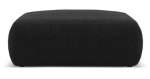 Tumba Micadoni Home Molino Boucle, must v., 100 cm x 100 cm x 36 cm