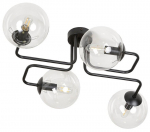 Valgusti lagi Emibig Brendi 4, E14, 4 x 10 W, must v.