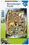 Pusle Ravensburger Animals, 49 cm x 36 cm, 100 tk, mitmev&auml;rviline