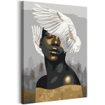 Maalimine numbrite j&auml;rgi Artgeist Wings On The Head MA_0640, mitmev&auml;rviline, 40 x 60 cm