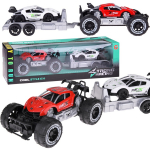 Autode komplekt Strong Racing, valge/punane