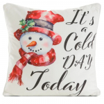 J&otilde;ulu dekoratiivne padjakate, kreemjasvalge/punane, 45 cm x 45 cm