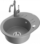 K&ouml;&ouml;givalamu koos kraaniga Mexen Kevin, graniit, 58.6 cm x 45.8 cm x 19 cm, hall