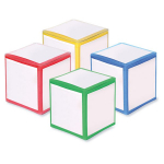 Arendav kuubik, komplekt, 15.5 cm, mitmev&auml;rviline, 4 tk