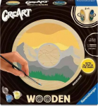 Maalimine numbrite j&auml;rgi Ravensburger CreArt Wooden Mountains, sinine v./kollane v.