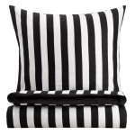 Voodipesukomplekt Homla Rayas 242788, valge v./must v., 70 x 80 cm, 200 x 220 cm, 3 tk