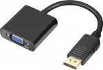 Adapter Deltaco DP-VGA7-K, VGA/DisplayPort, must v.