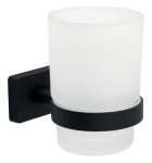 Hambaharjahoidja Ferro Greta AGR03BL, matt must, 9.9 cm x 9.5 cm x 6.5 cm