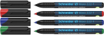 Tekstimarker Schneider Maxx 222 F, 0.7 mm, sinine/must/punane